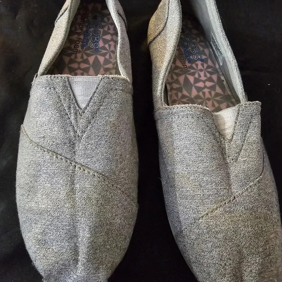 Bobs by Sketchers Silver shoes - Picture 8 of 8
